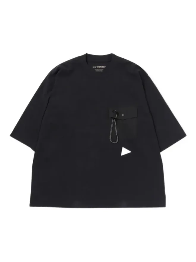 and wander and Wander 胸ポケット付きショートスリーブTシャツの商品画像