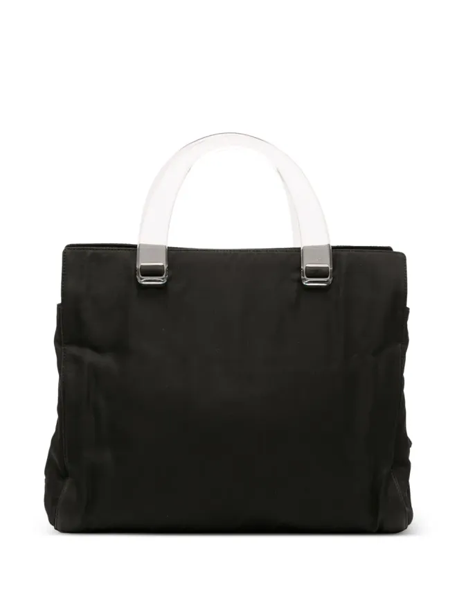 Prada Pre-Owned Prada ビンテージ 2000-2013 Tessuto ハンドバッグ - ブラックの商品画像
