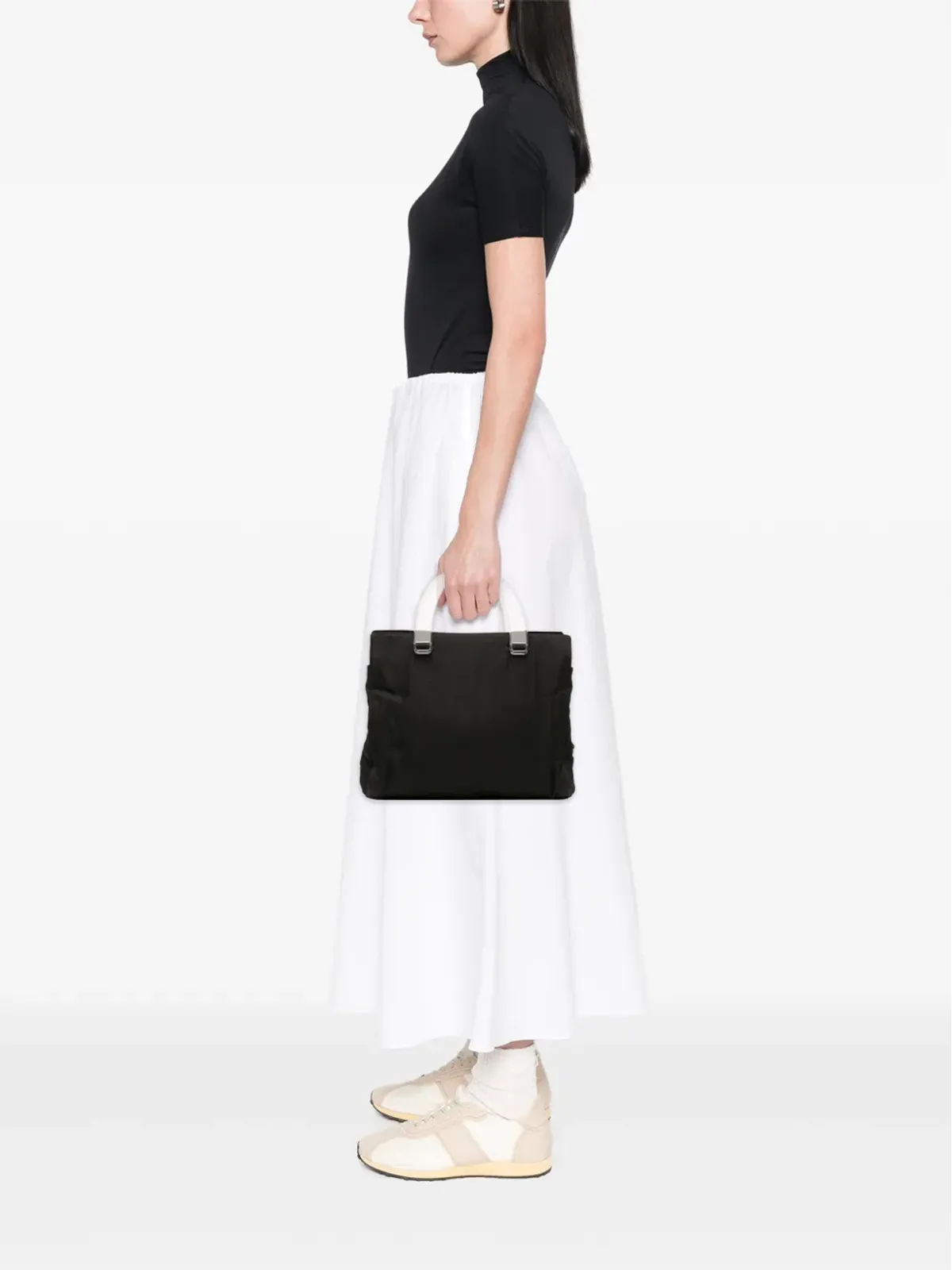 Prada ビンテージ 2000-2013 Tessuto ハンドバッグ - ブラック - 画像2
