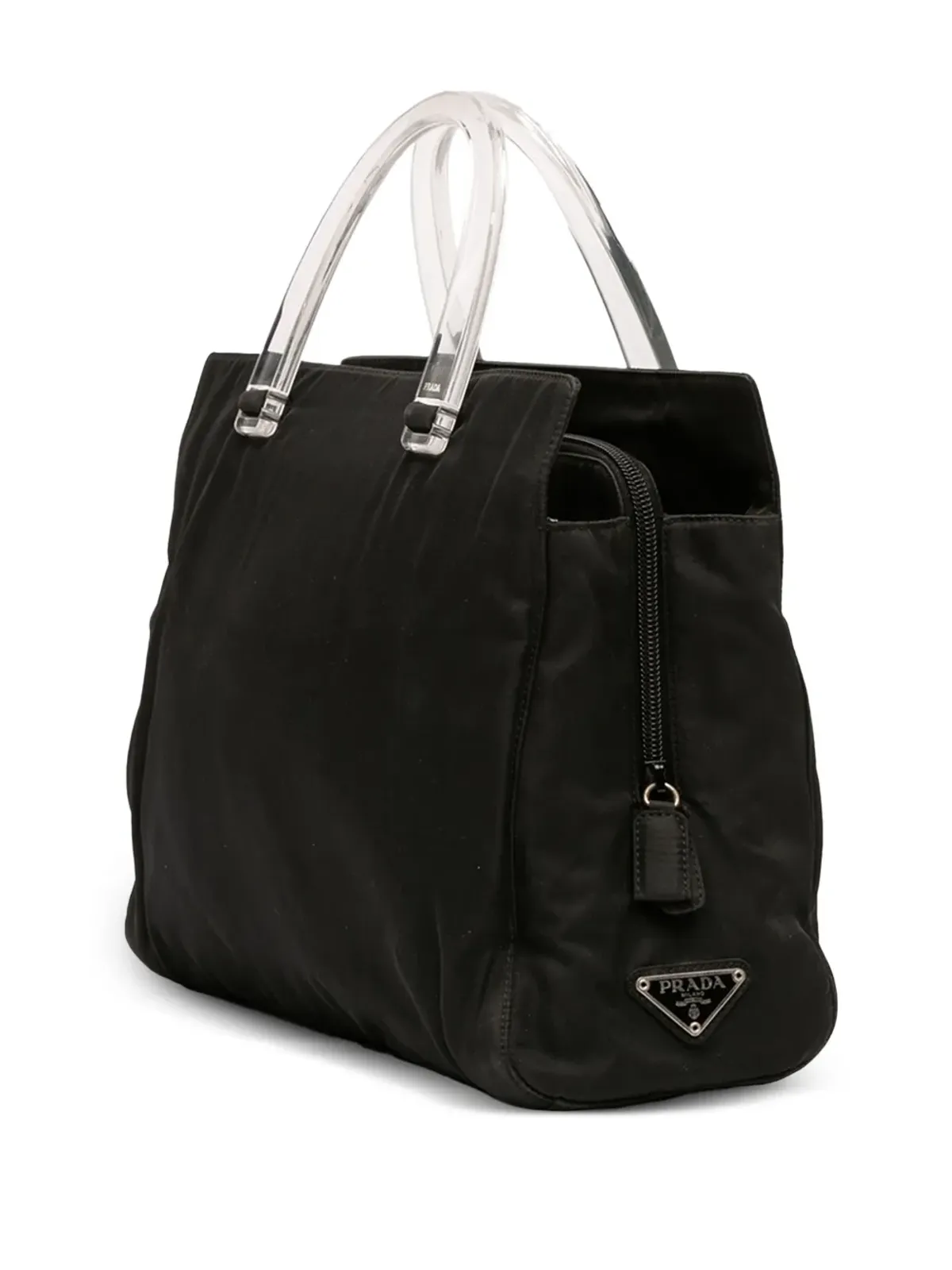 Prada ビンテージ 2000-2013 Tessuto ハンドバッグ - ブラック - 画像3