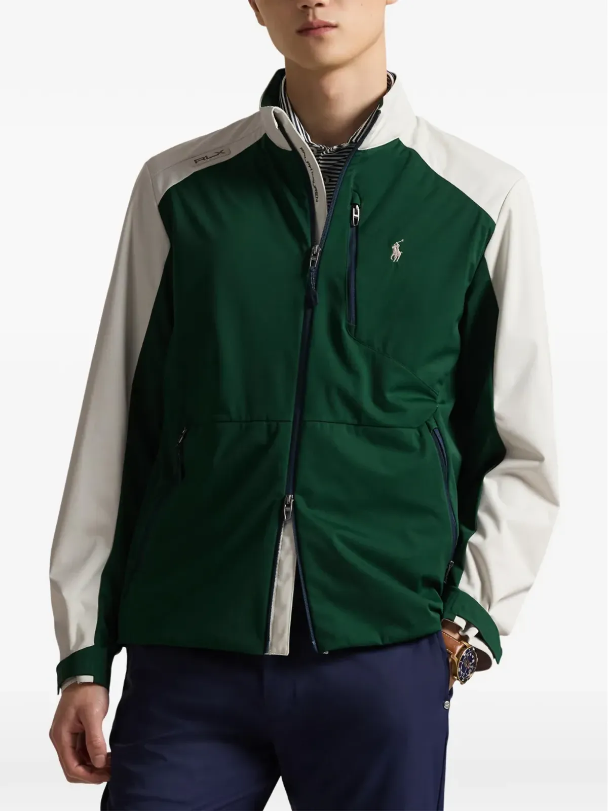 RLX Ralph Lauren カラーブロックデザイン ジャケット - 画像3