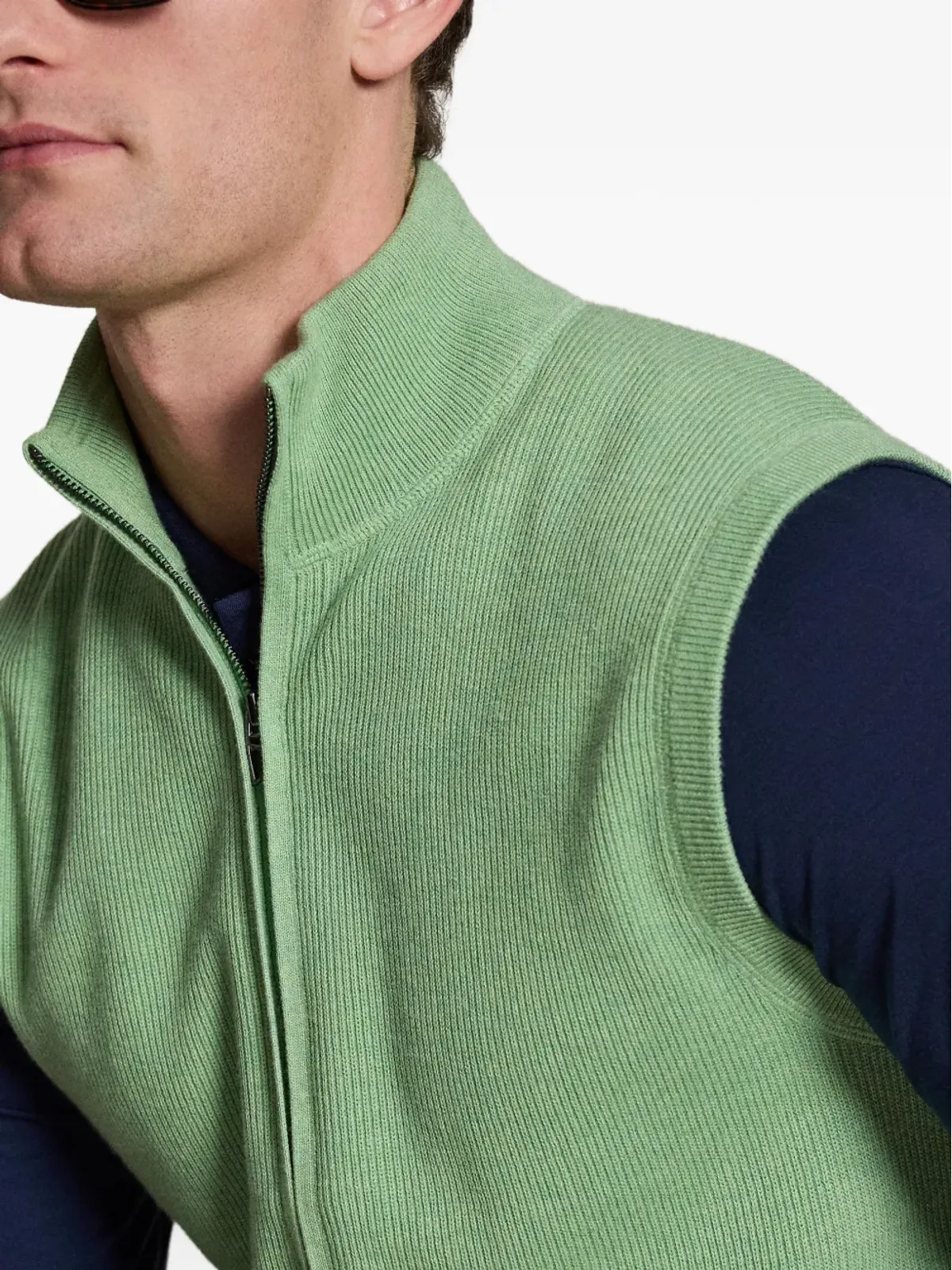 RLX Ralph Lauren モックネック・フルジップ・ジレ - 画像5