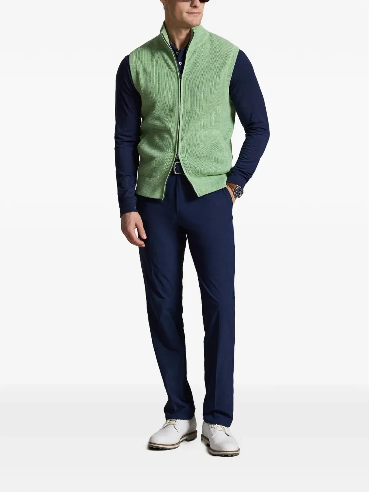 RLX Ralph Lauren モックネック・フルジップ・ジレ - 画像2