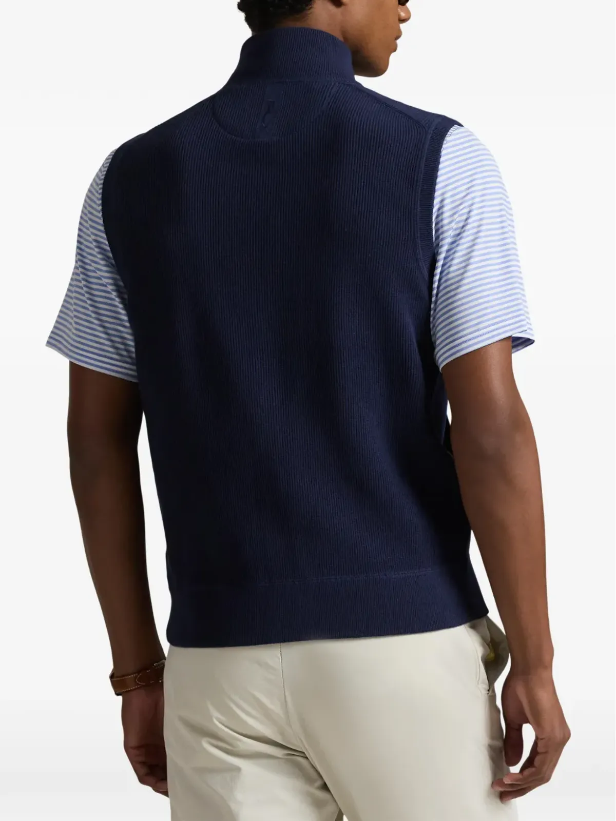 RLX Ralph Lauren ジップアップ モックネック ベスト - 画像4