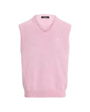 RLX Ralph Lauren V-neck polo-embroidery vest - Pink - サムネイル1