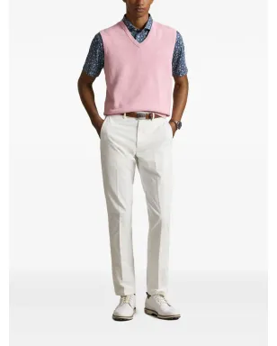 RLX Ralph Lauren V-neck polo-embroidery vest - Pink - サムネイル2