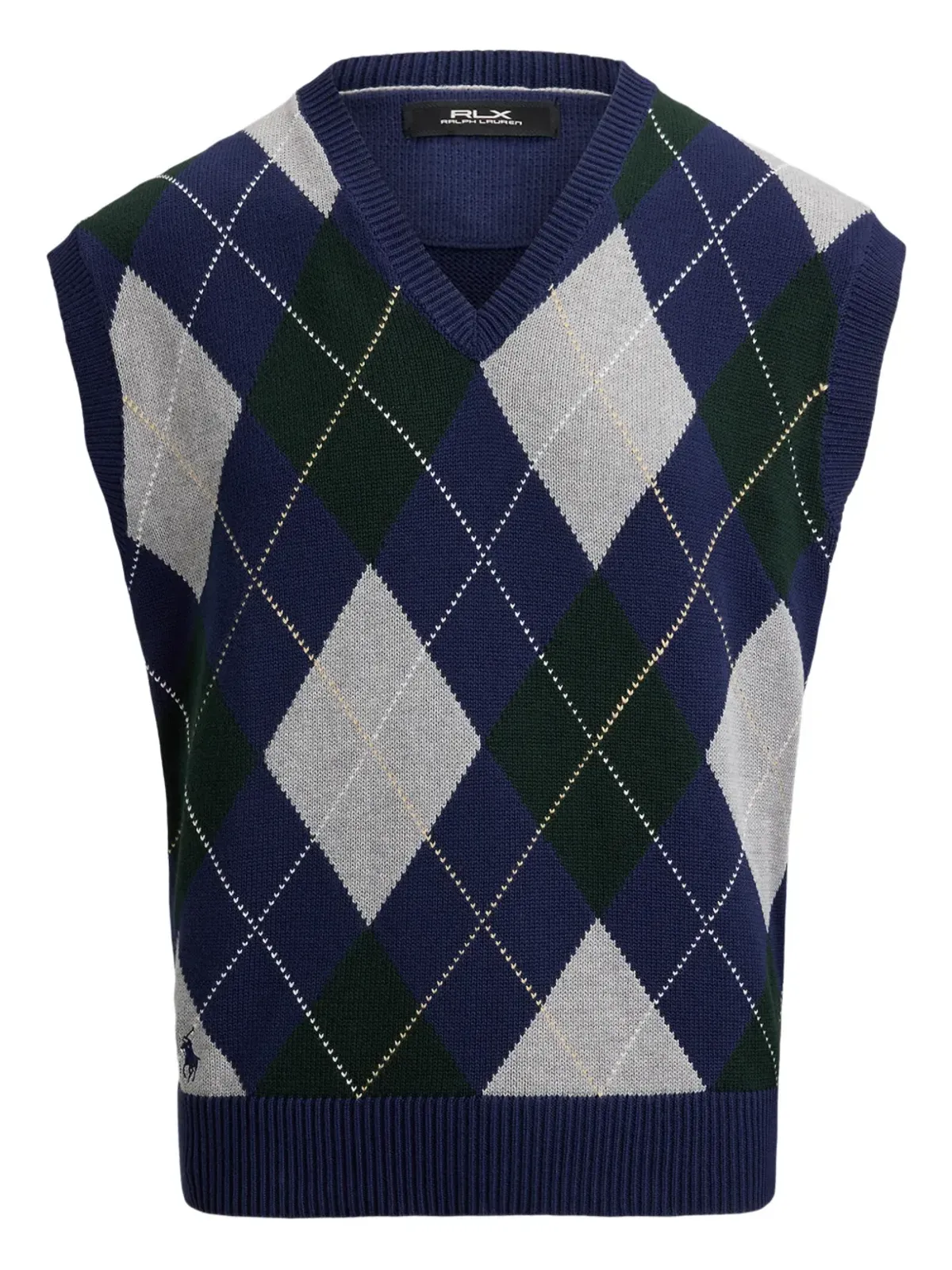 RLX Ralph Lauren アーガイルポロベスト - 画像1