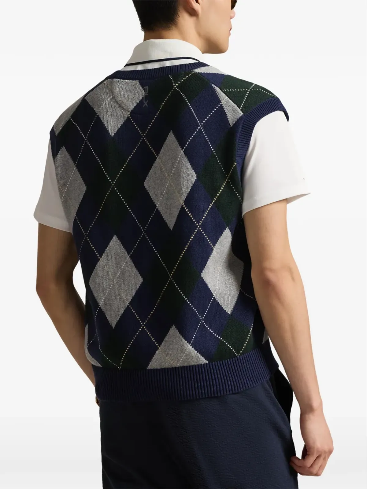 RLX Ralph Lauren アーガイルポロベスト - 画像4