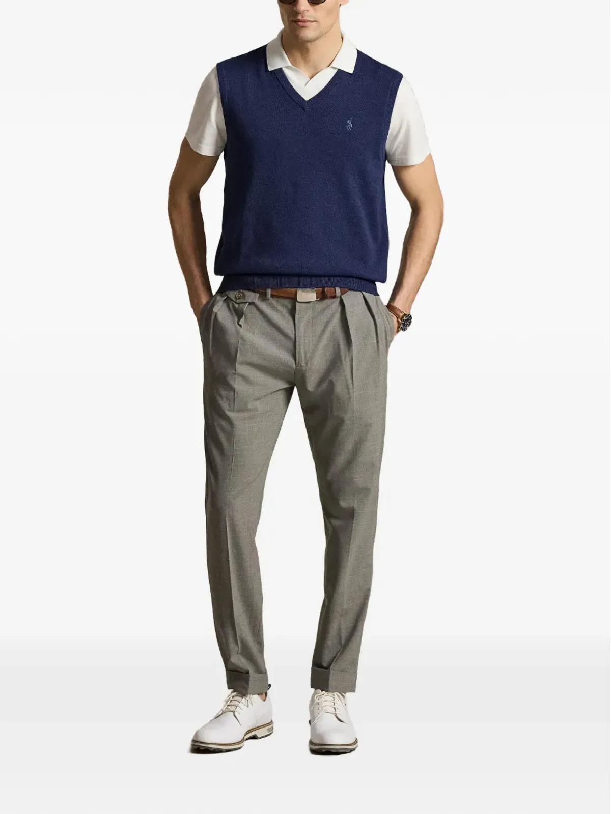 RLX Ralph Lauren Vネックニットベスト - 画像2