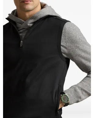 RLX Ralph Lauren ハーフジップ ノースリーブ ベスト - ブラック - サムネイル5