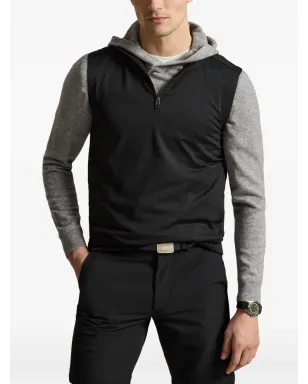 RLX Ralph Lauren ハーフジップ ノースリーブ ベスト - ブラック - サムネイル3