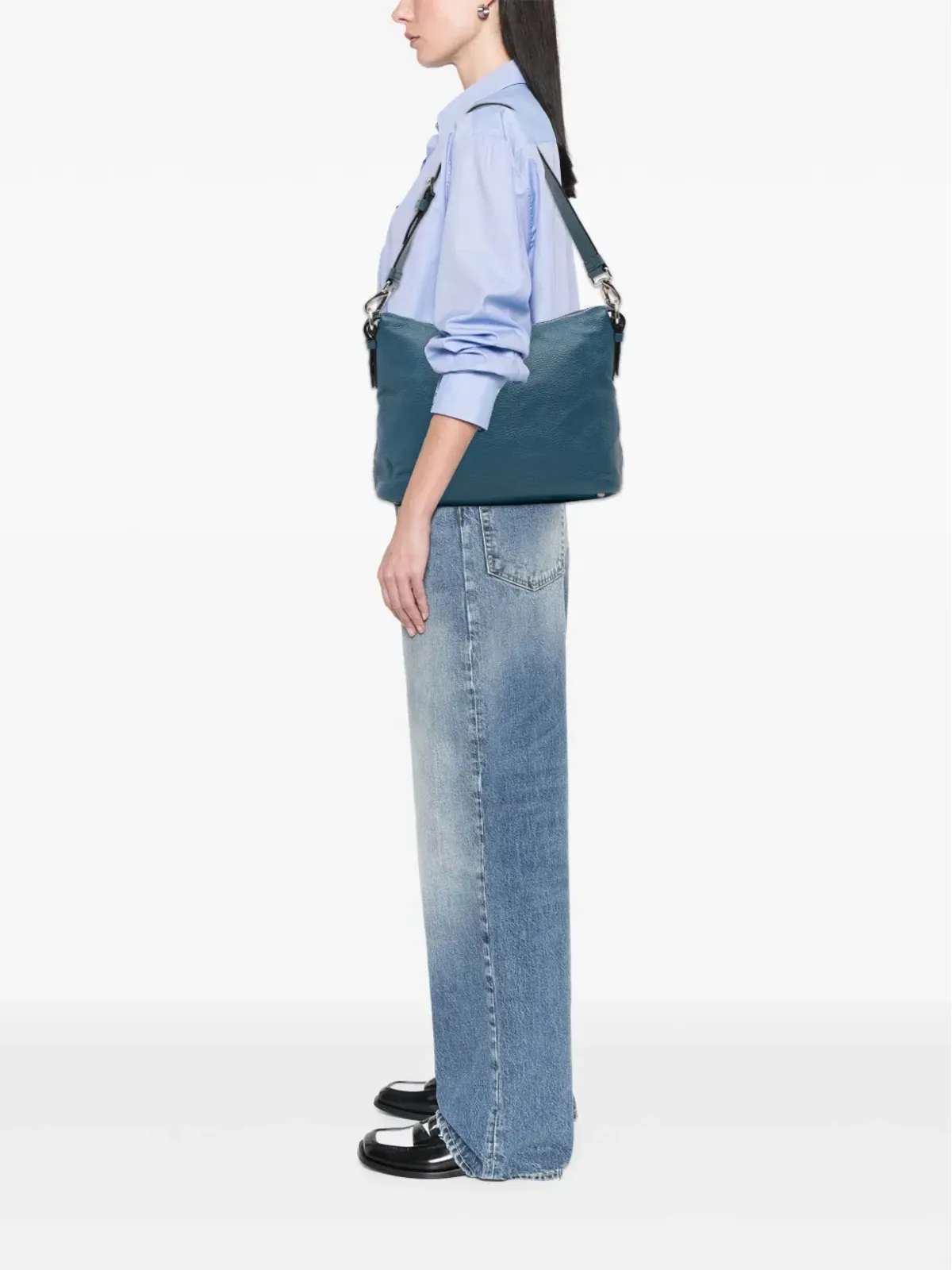 Prada ビンテージ 2010-2025 ヴィテロ ダイノ ショルダーバッグ - ブルー - 画像2