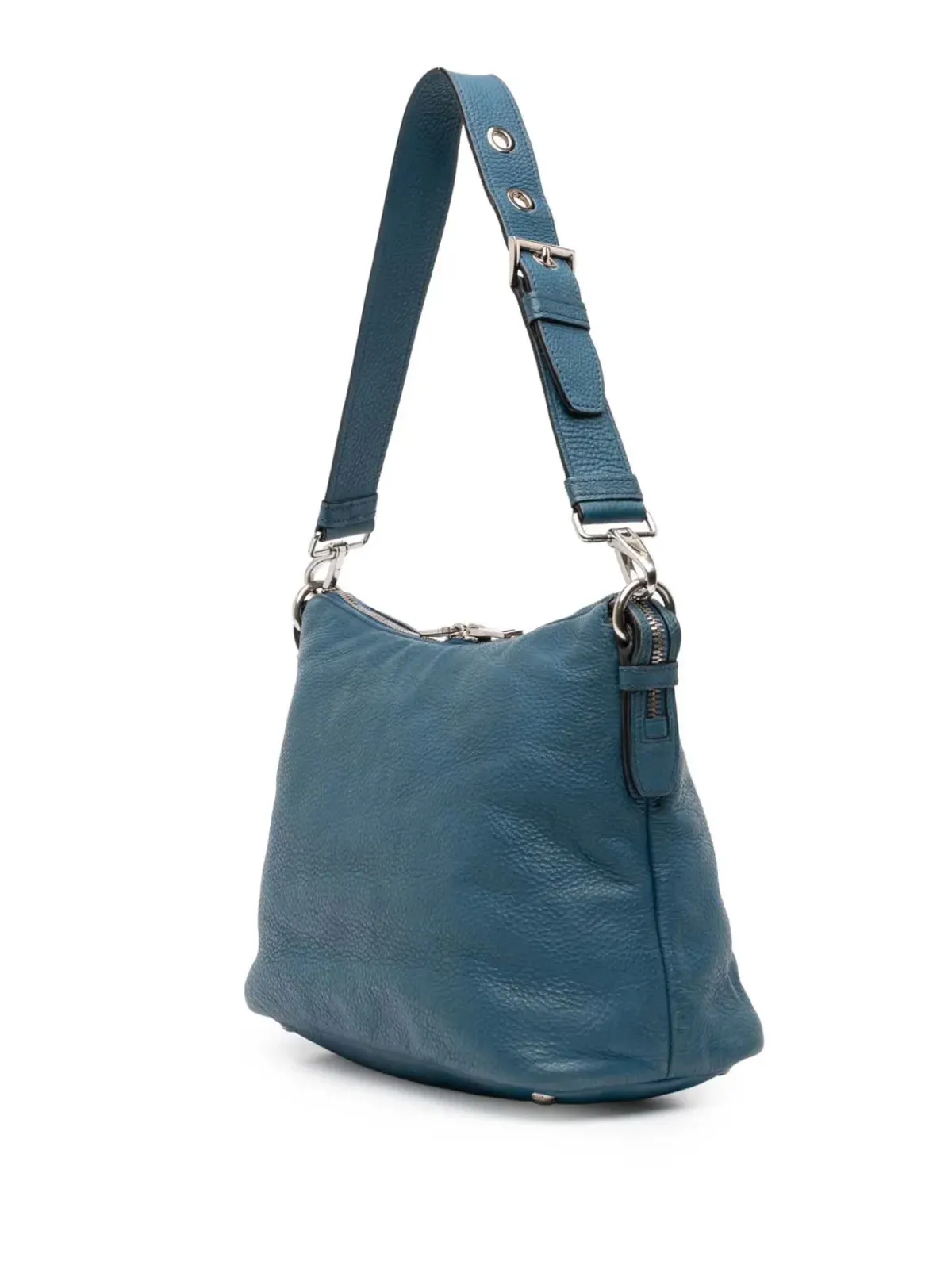 Prada ビンテージ 2010-2025 ヴィテロ ダイノ ショルダーバッグ - ブルー - 画像3