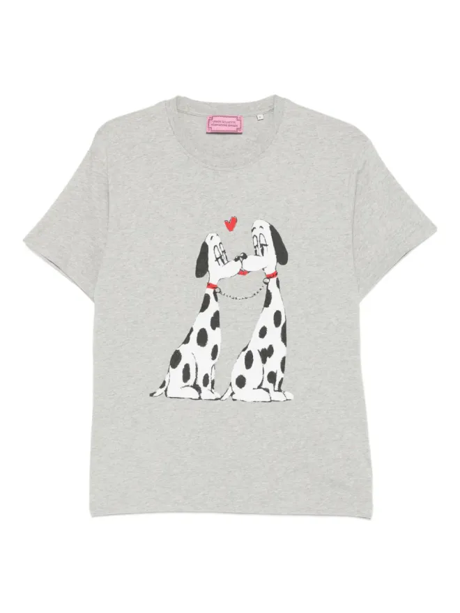 Carne Bollente CARNE BOLLENTE x Olga Goose Candle The Pooch Smooch グラフィックTシャツの商品画像