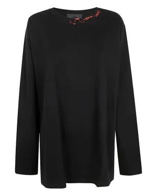 Maria Calderara 鳥のアップリケトップ - サムネイル1