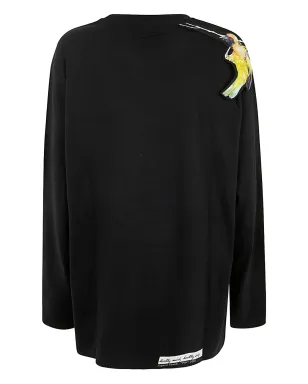 Maria Calderara 鳥のアップリケトップ - サムネイル2