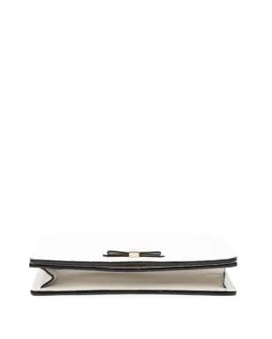 Gucci ビンテージ ミニ Guccissima Bow Signature ウォレット・オン・チェーン クロスボディバッグ ホワイト - サムネイル4