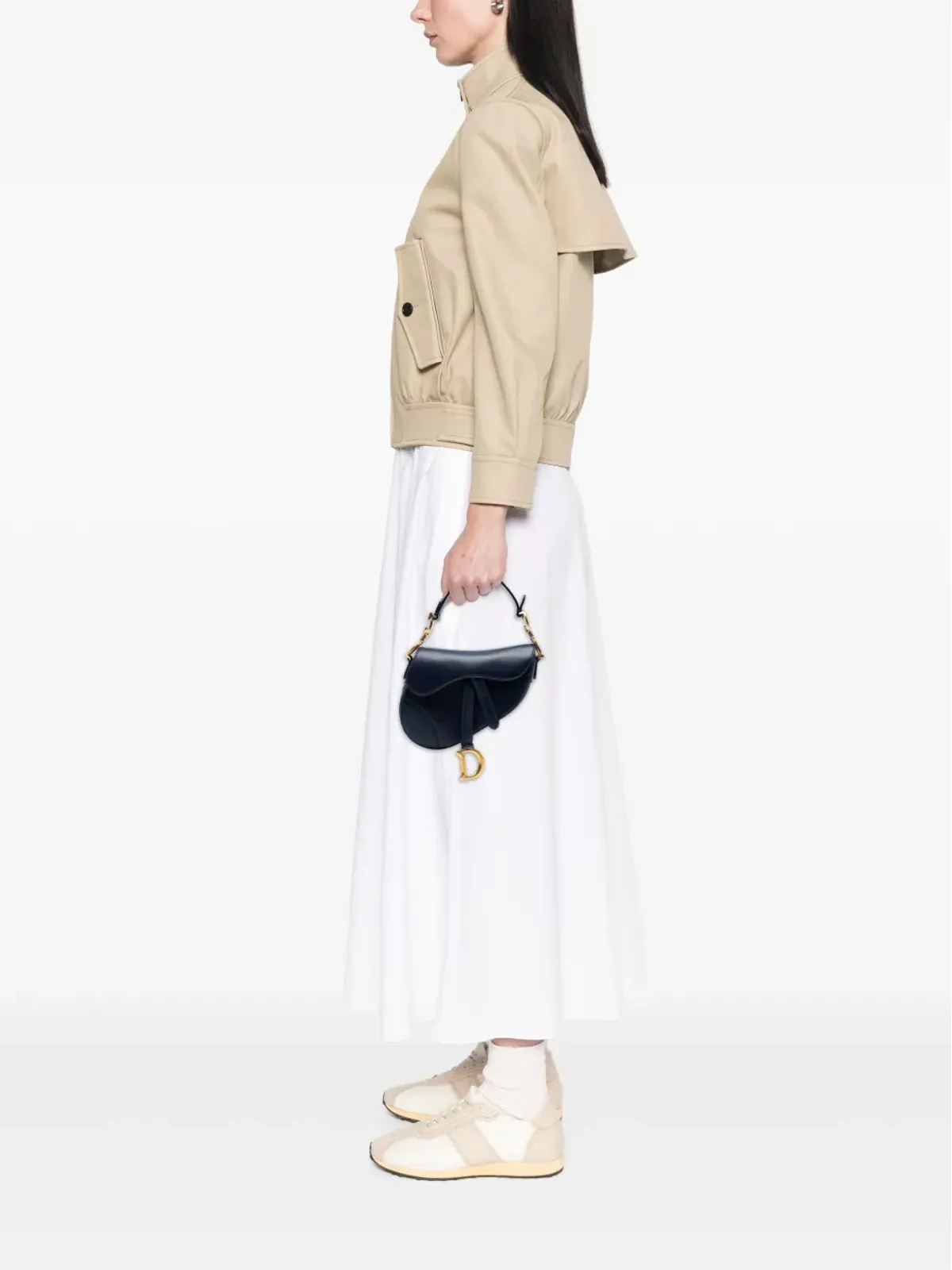 Christian Dior ビンテージ 2018年 ミニ スムース カーフスキン サドルバッグ サッチェル - ブルー - 画像2