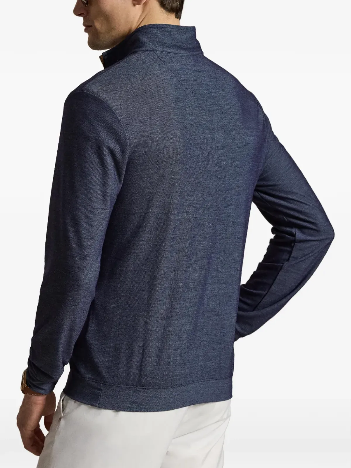RLX Ralph Lauren ジップ長袖セーター - ブルー - 画像4
