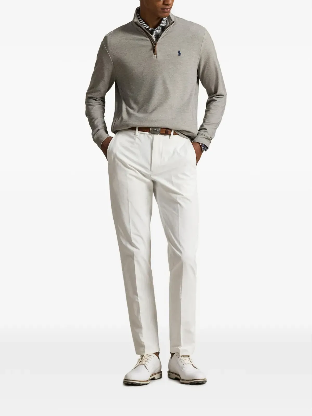 RLX Ralph Lauren ジップロゴディテールセーター - 画像2