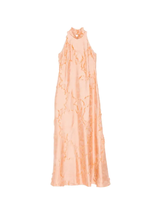 Amsale Amsale ジャカード織りトラペーズマキシドレスの商品画像