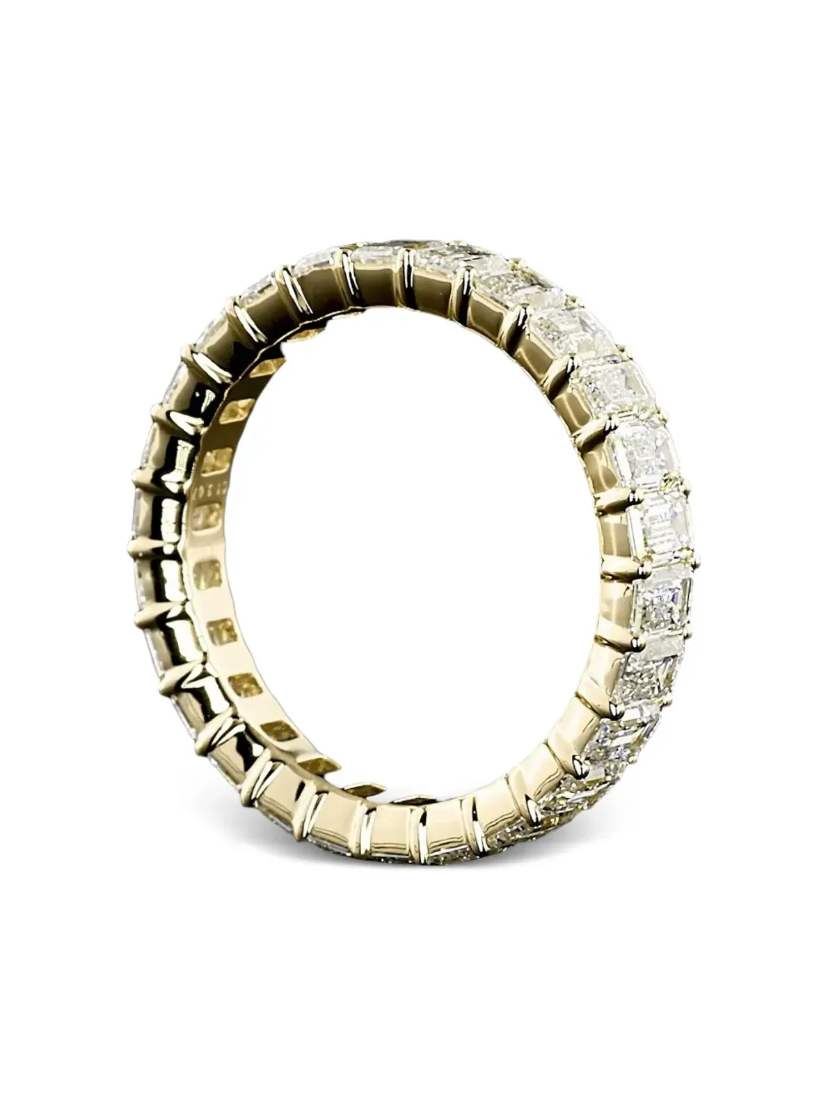 Jewels Aficionado 14K イエローゴールド ダイヤモンド エタニティリング - 画像2
