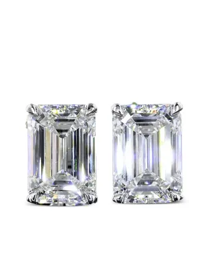 Jewels Aficionado 14Kホワイトゴールド ダイヤモンドスタッドピアス - サムネイル1
