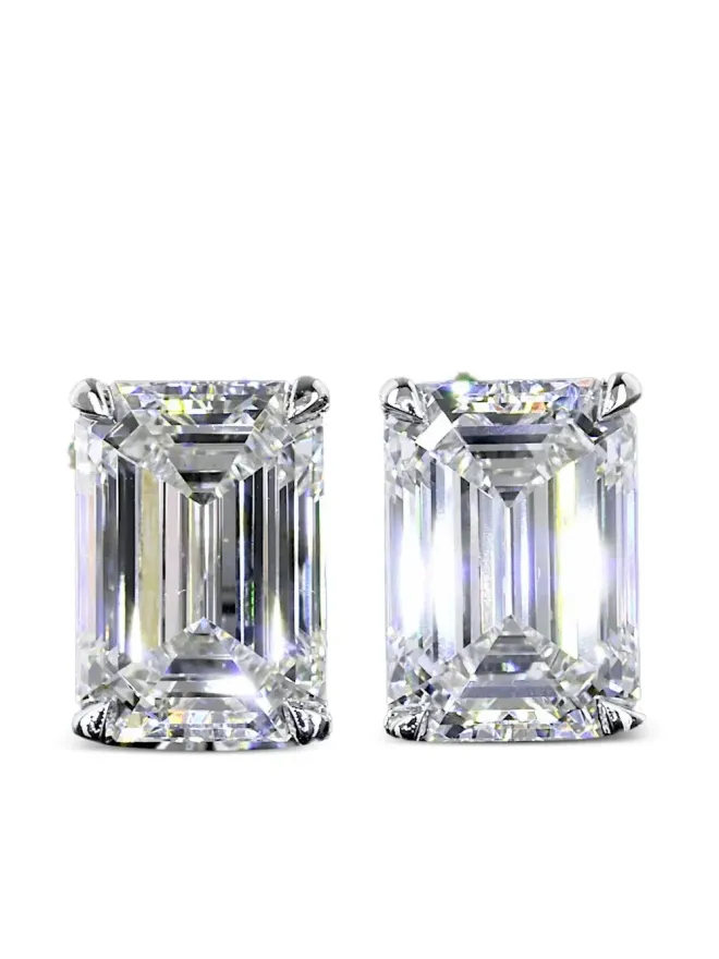 Jewels Aficionado Jewels Aficionado 14Kホワイトゴールド ダイヤモンドスタッドピアスの商品画像
