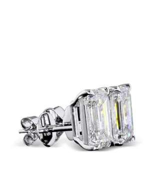Jewels Aficionado 14Kホワイトゴールド ダイヤモンドスタッドピアス - サムネイル3