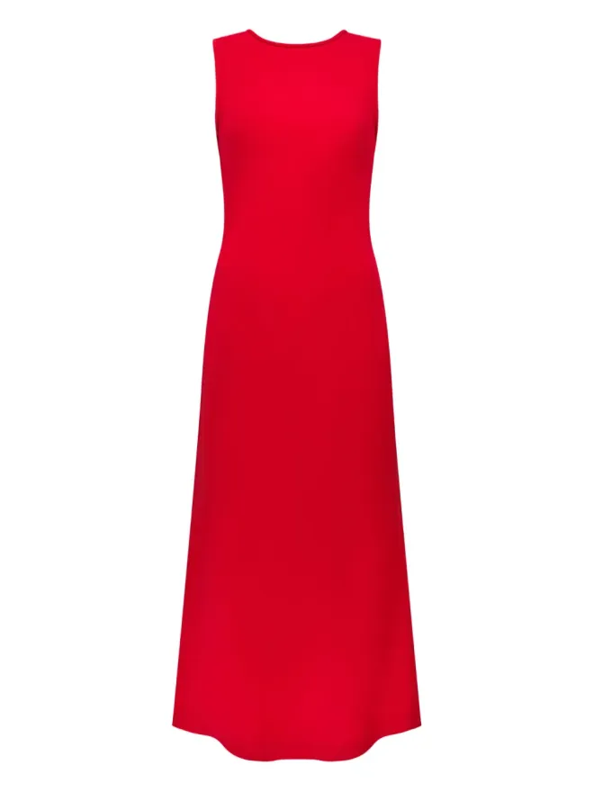 Another Tomorrow Another Tomorrow カウルバック ミディドレスの商品画像