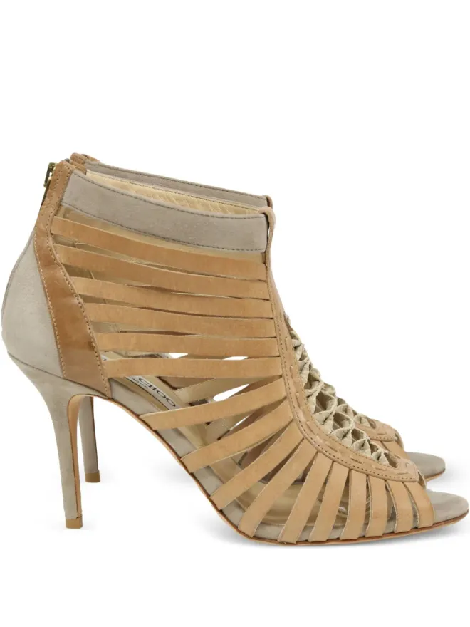 Jimmy Choo Pre-Owned Jimmy Choo Pre-Owned 90mmヒールのグラディエーター・マルチストラップ・サンダルの商品画像
