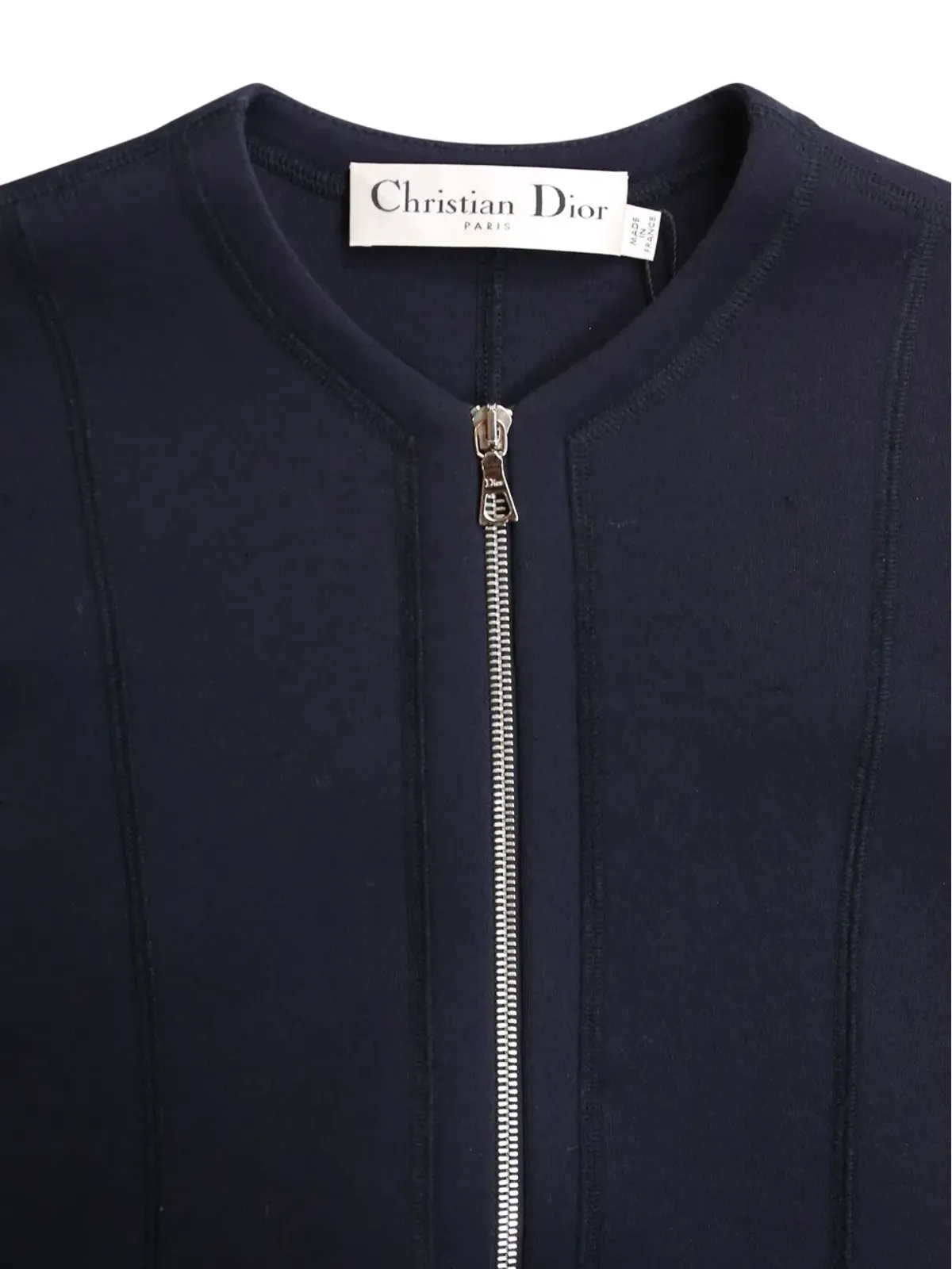 Christian Dior ビンテージ ジップ付きミディドレス - 画像4