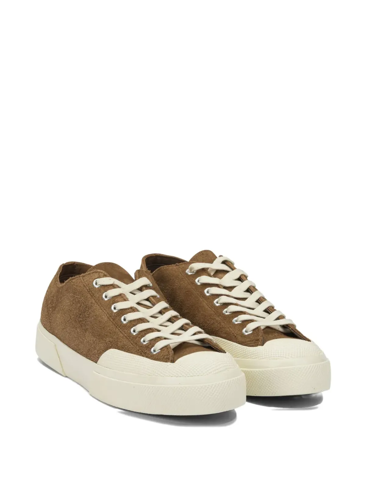 Superga 2432 スエード レースアップ スニーカー - 画像2