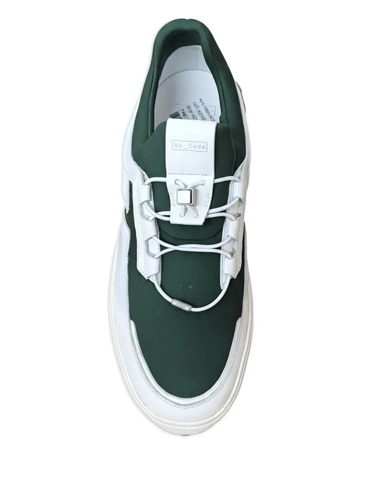 Tod's ネオプレンパネルドスニーカー グリーン - 画像2