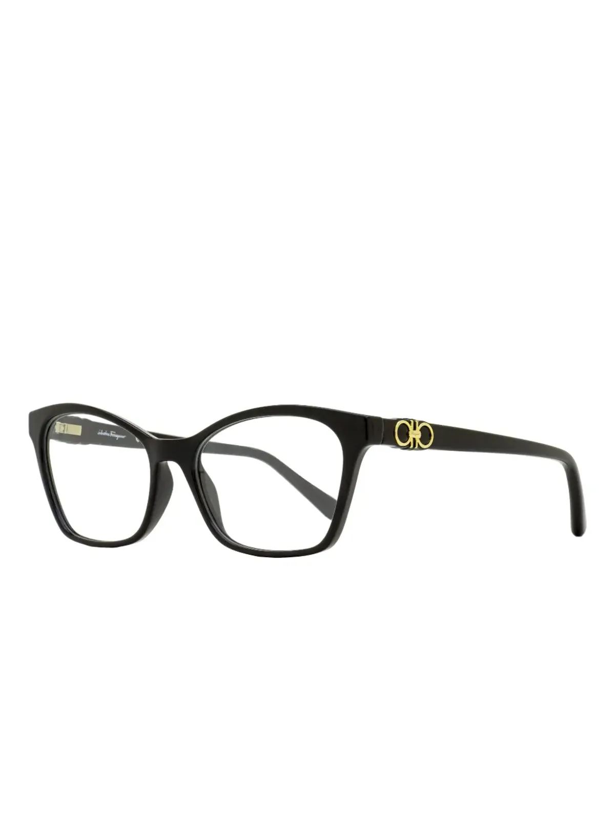 Ferragamo Eyewear ガンチーニ 長方形眼鏡 - 画像2