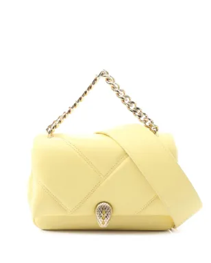 Bvlgari Pre-Owned ミニ レザー セルペンティ カボション サッチェル - Yellow - サムネイル1