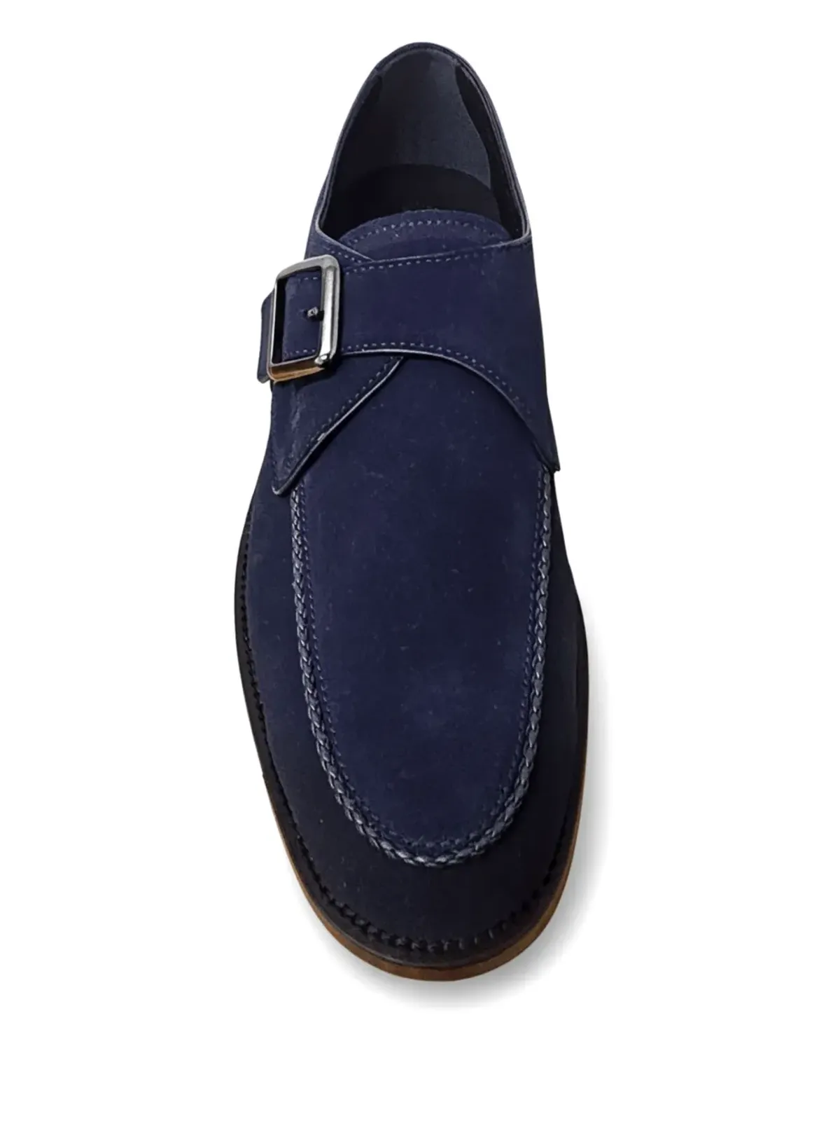 Tod's バックル付きスエードモンクシューズ - ブルー - 画像2