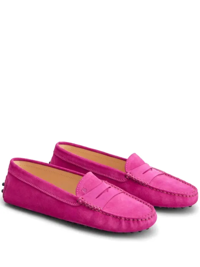 Tod's Tod's gomino レザー ローファー - ピンクの商品画像