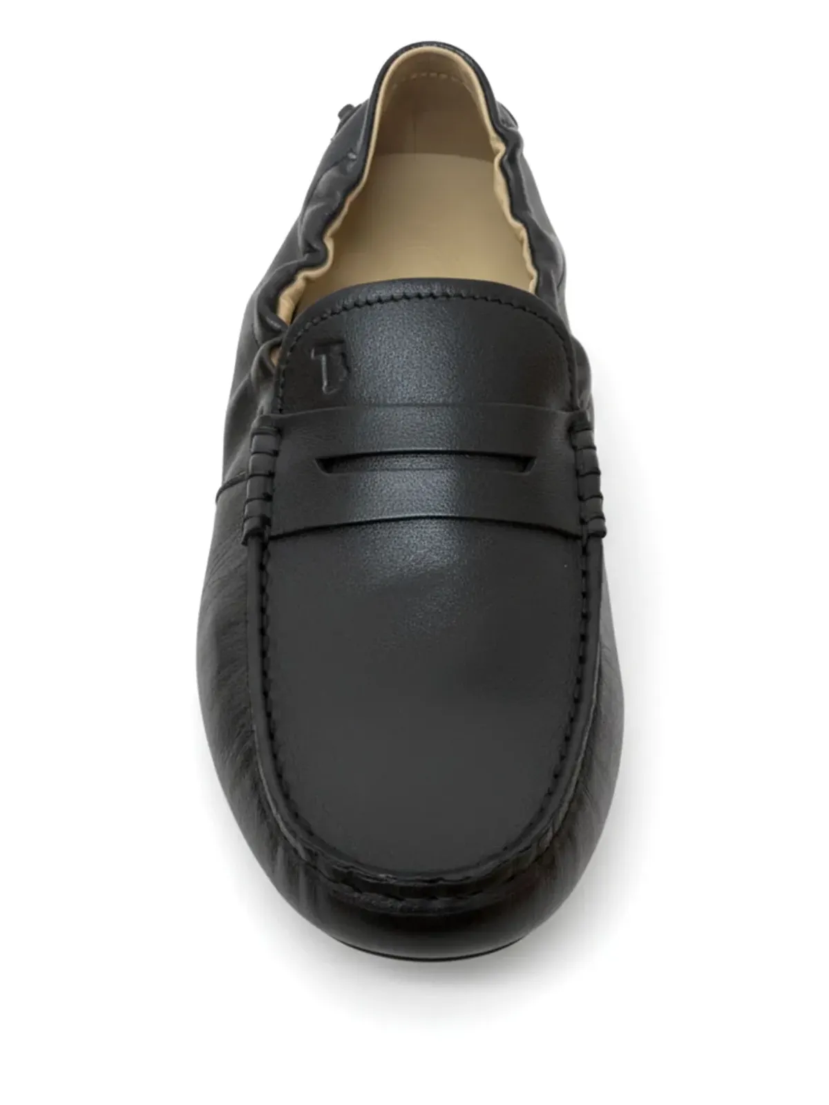 Tod's ゴンミーノ リブ編み ローファー ブラック - 画像2