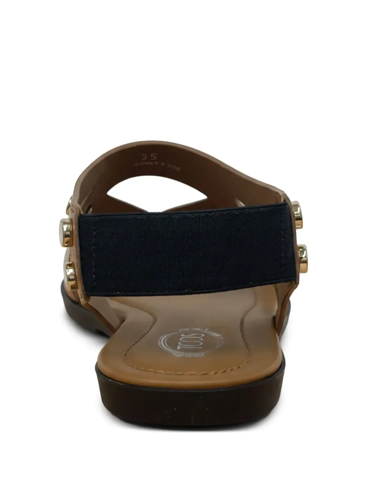Tod's ボタンレザーサンダル - ニュートラルカラー - 画像2