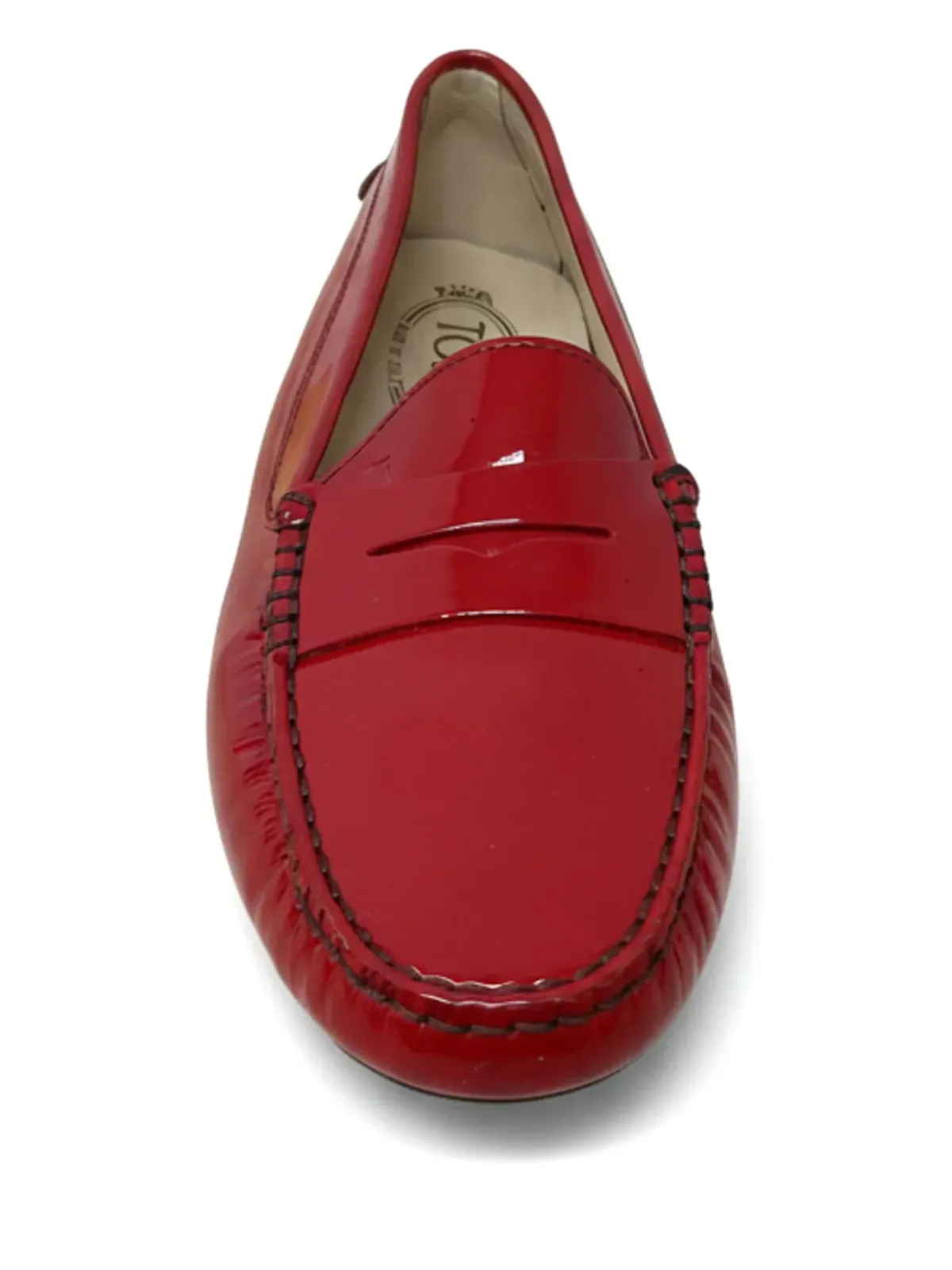 Tod's ゴミーノ ペニーローファー - レッド - 画像2