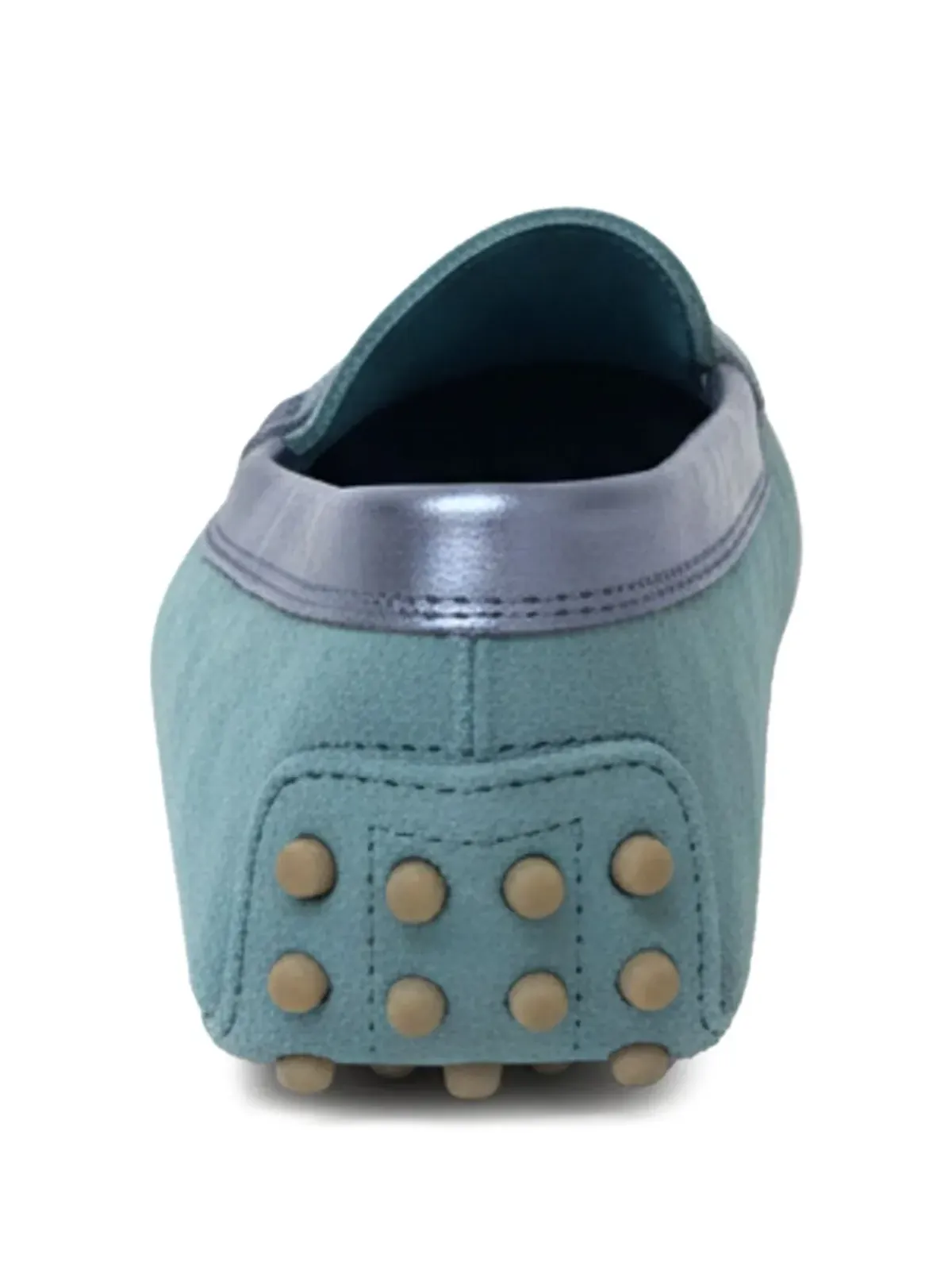 Tod's Gommino メタリックトリム スエード ローファー - 画像3
