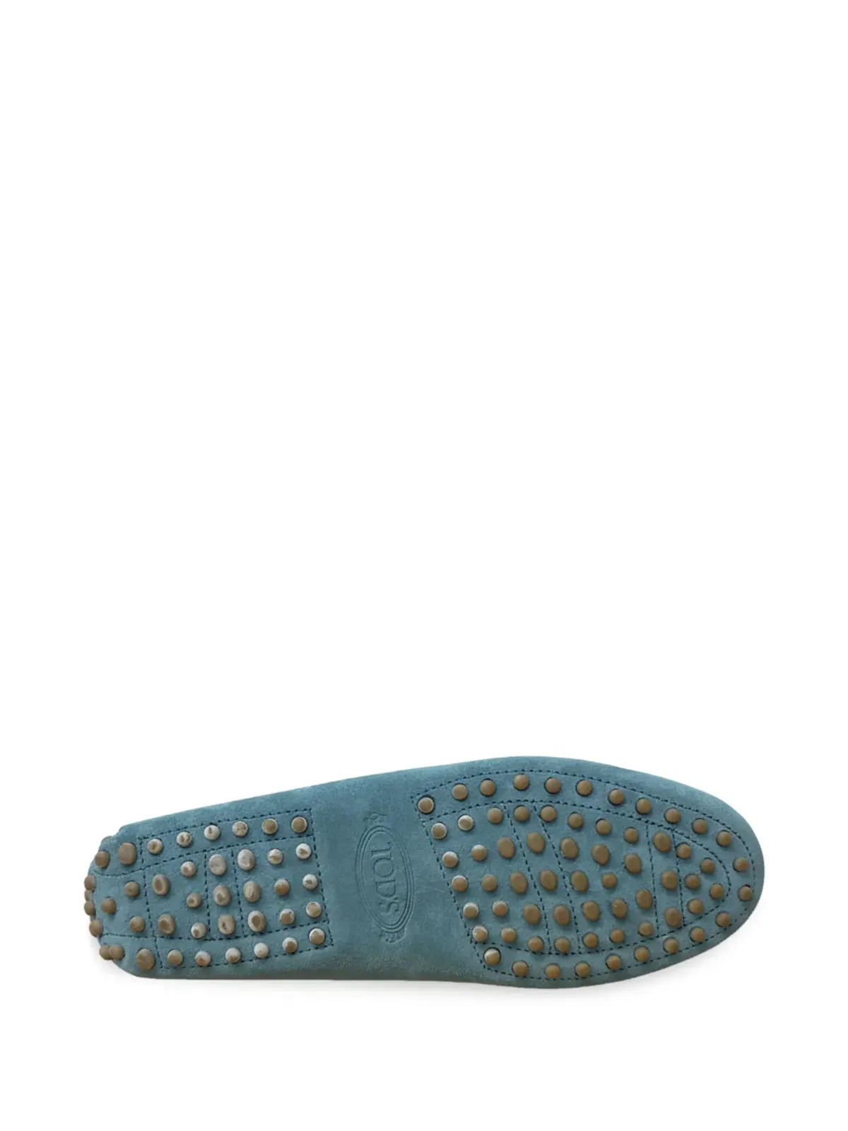 Tod's Gommino メタリックトリム スエード ローファー - 画像4