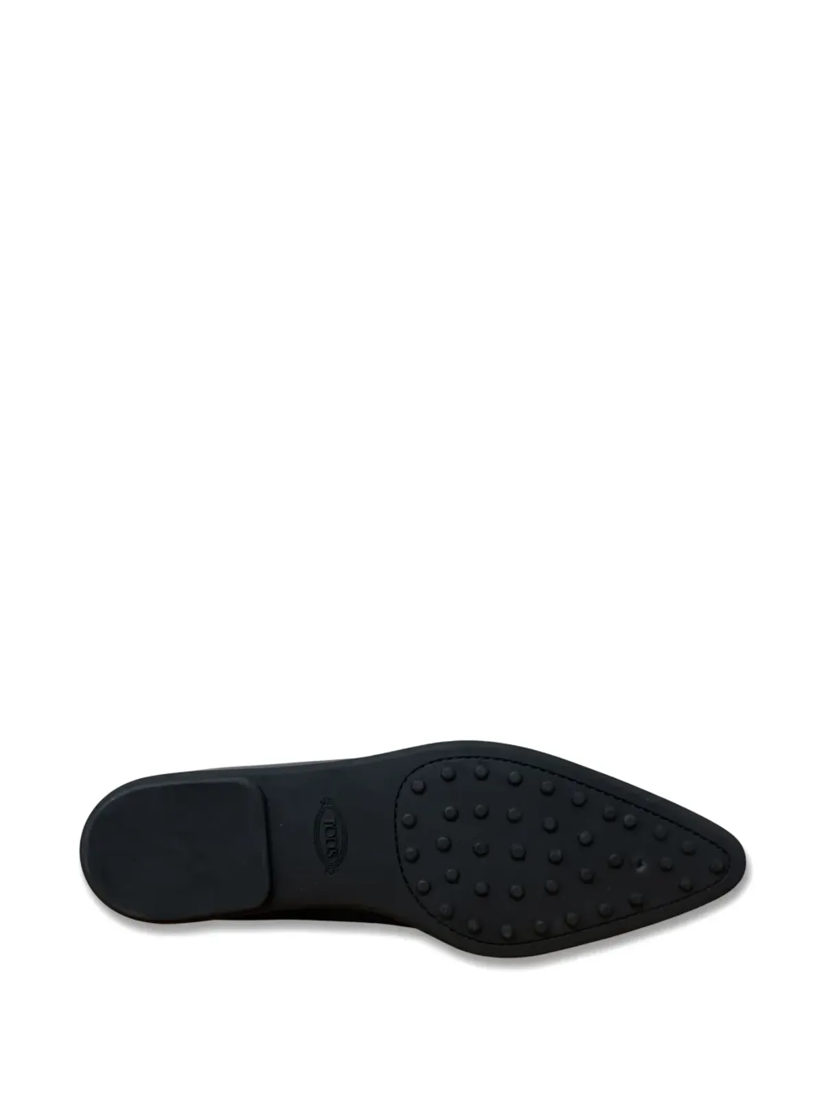 Tod's タイ付き バレエフラット ブルー - 画像3