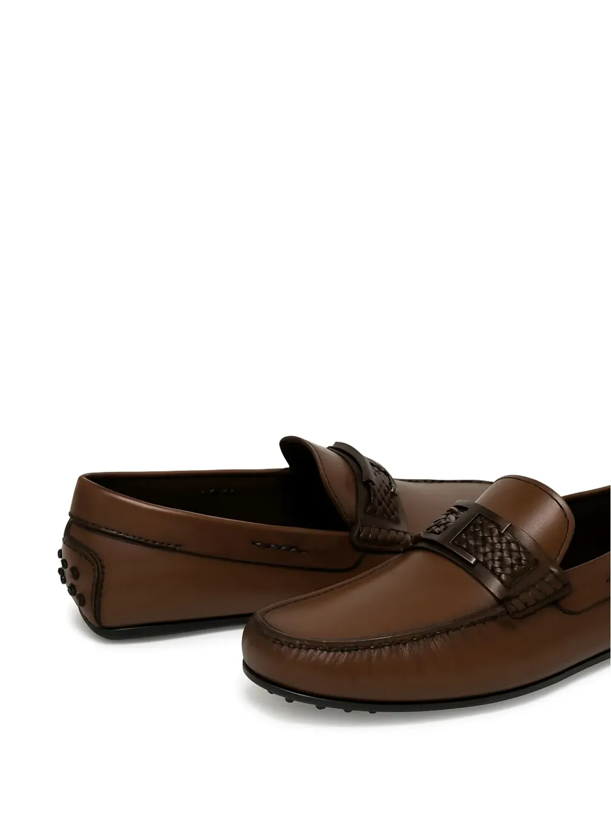 Tod's City Gommino 編み込みディテール ローファー - 画像3
