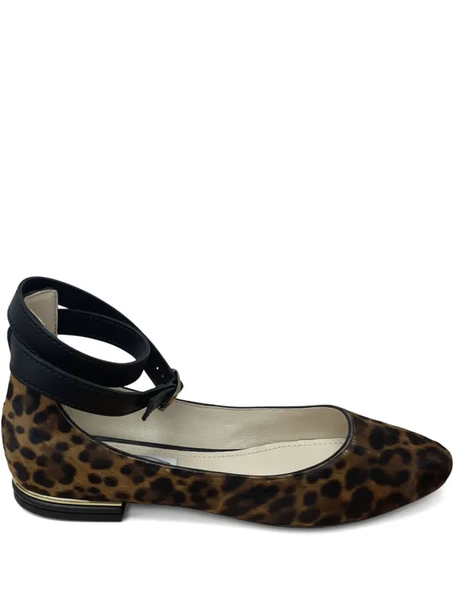 Tod's Tod's アンクルストラップ ポニーエフェクト バレエシューズ ブラウンの商品画像