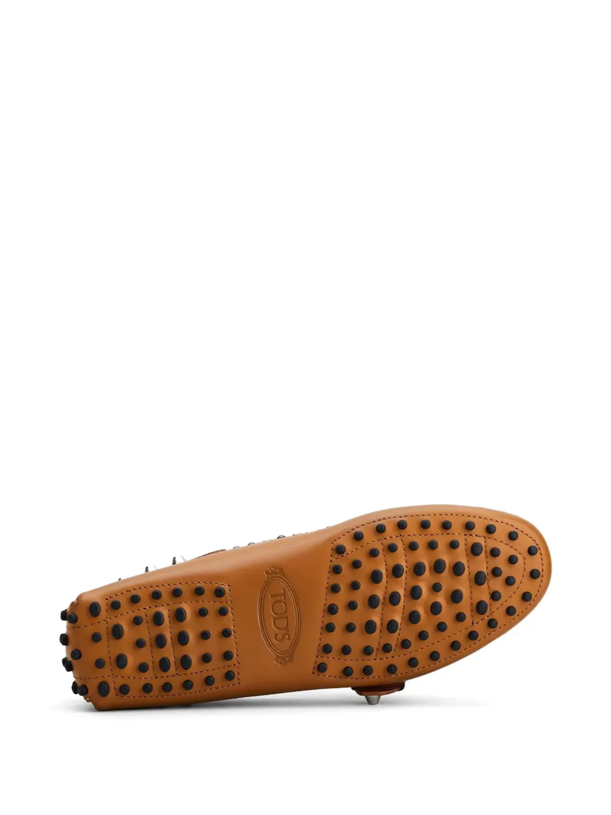Tod's Gommino スタッズ付きバックル ローファー - ブラウン - 画像4