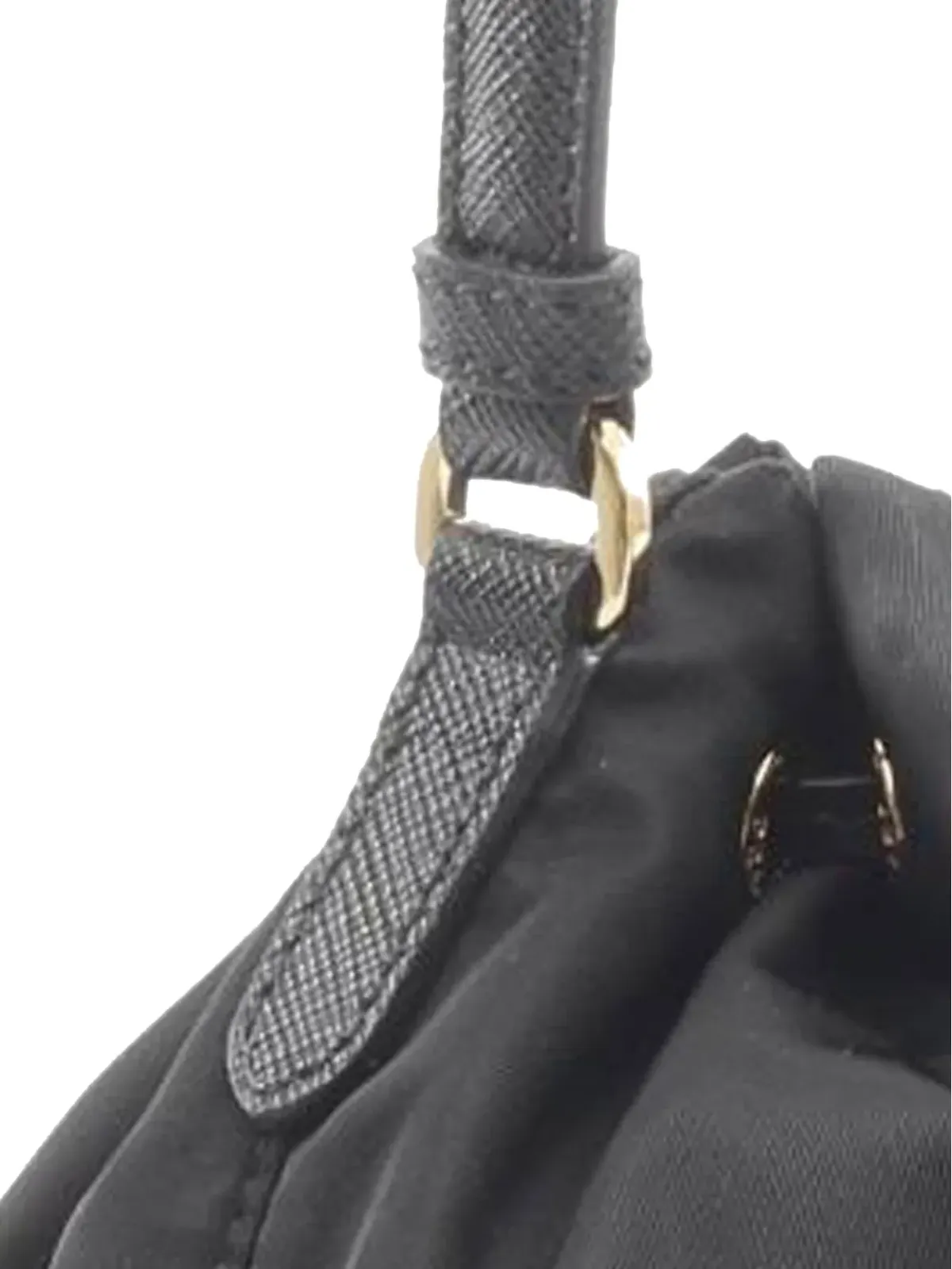 ビンテージ Prada 2013-2025 テスツォ・デュエット バケットバッグ - 画像2