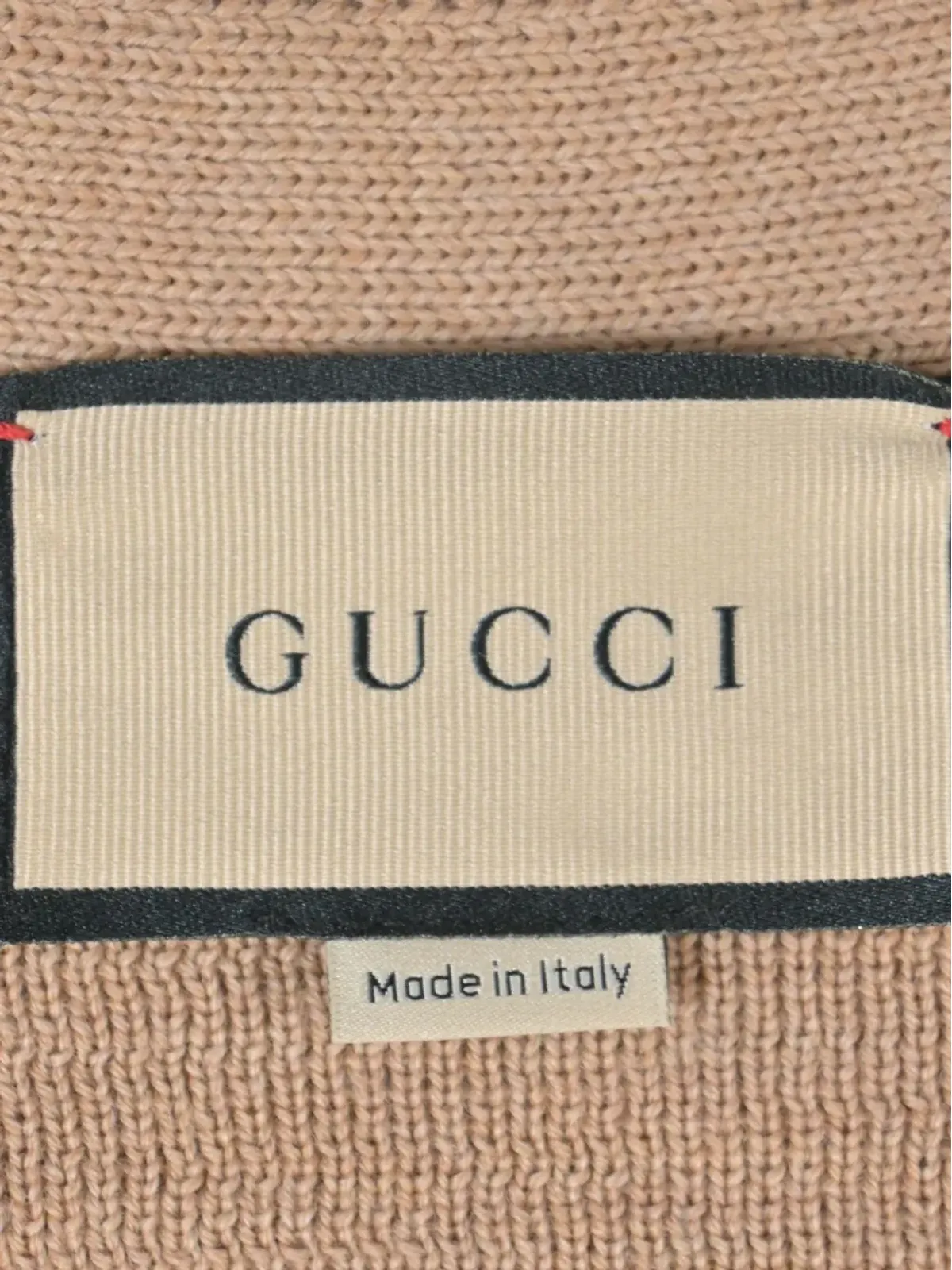 Gucci ビンテージ GGパターン Vネック カーディガン - ブラウン - 画像3