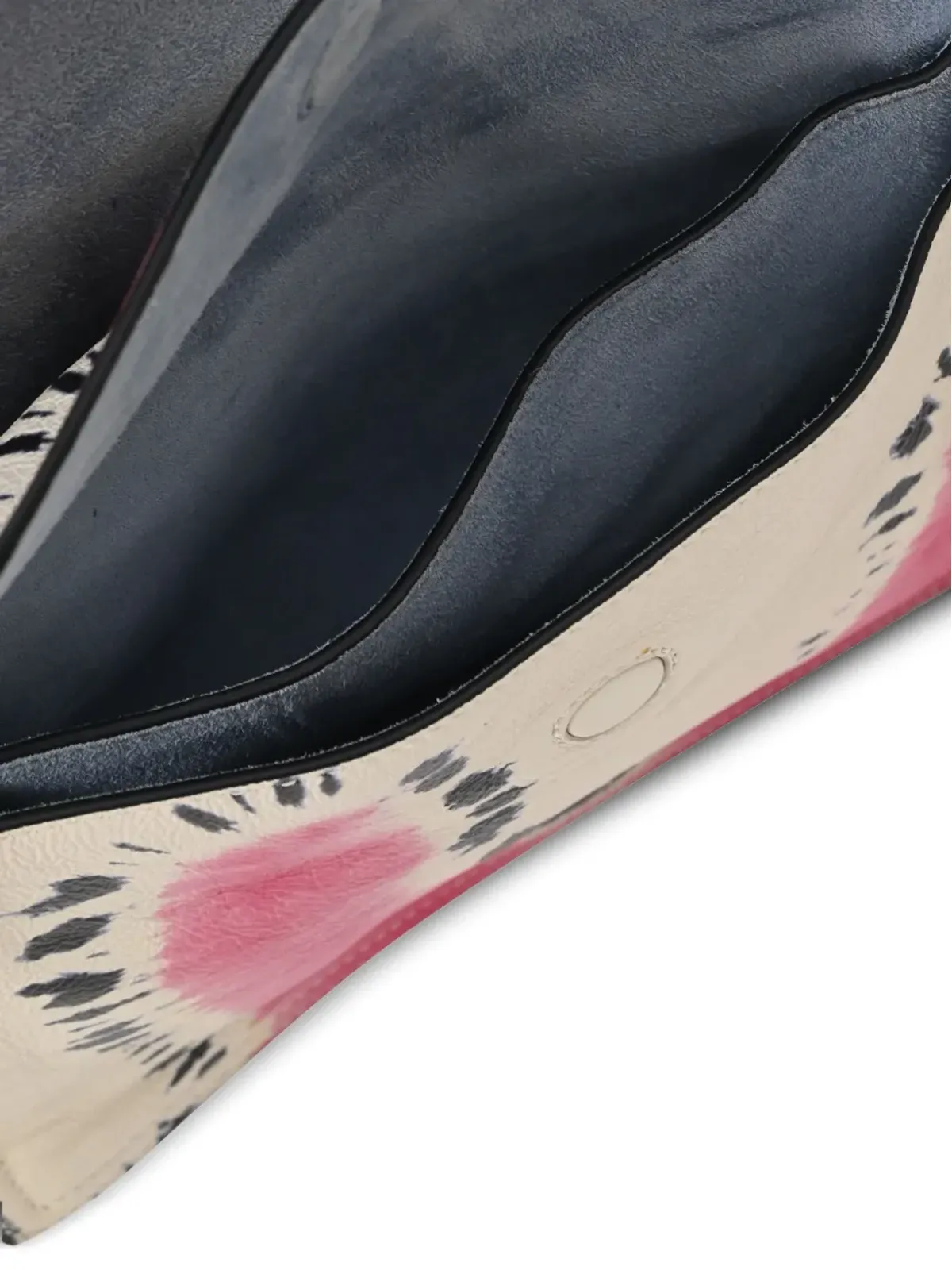 Prada ビンテージ タイダイ エチケット ショルダーバッグ - ニュートラルカラー - 画像4